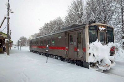 冬の後志？・小樽店的鉄道乗車故事